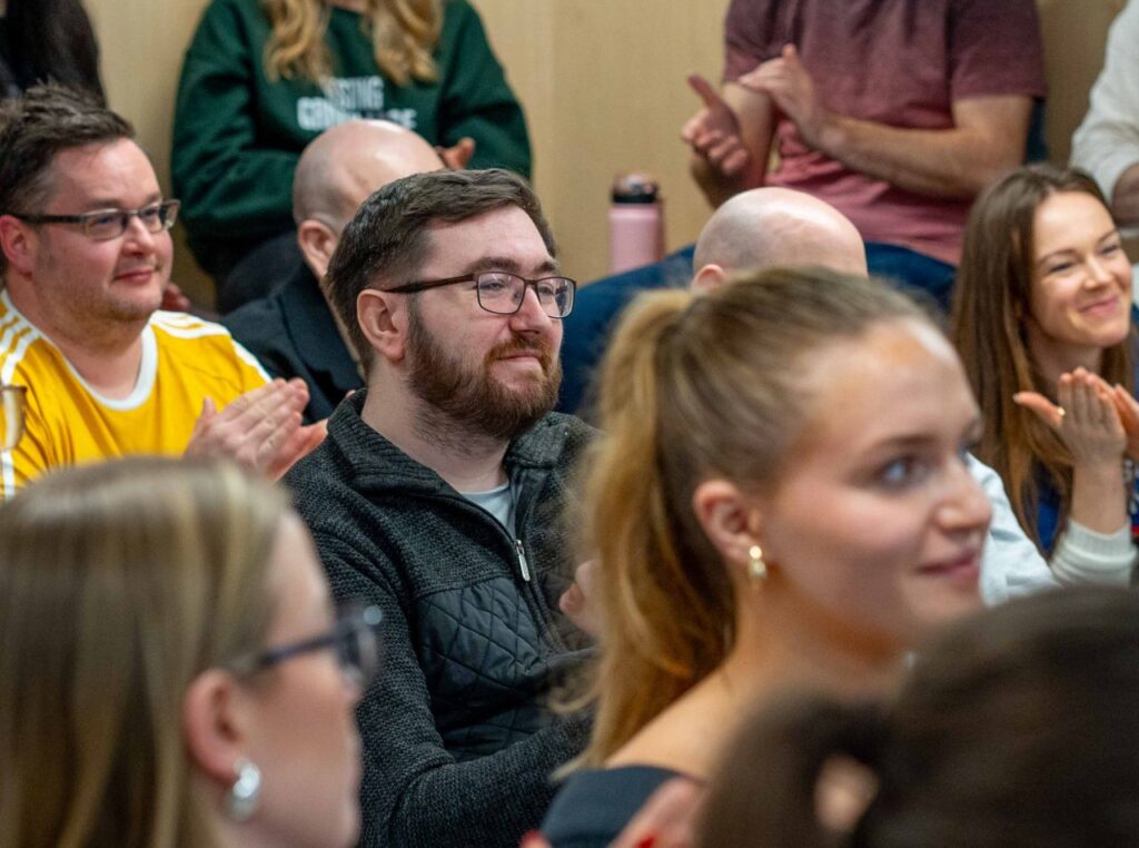 Barry Tickle attending a collaborative workshop